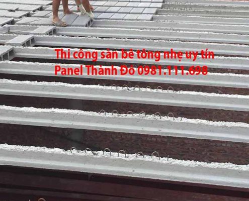 Sàn bê tông nhẹ khung thép được nhiều người ưa dùng trong xây dựng