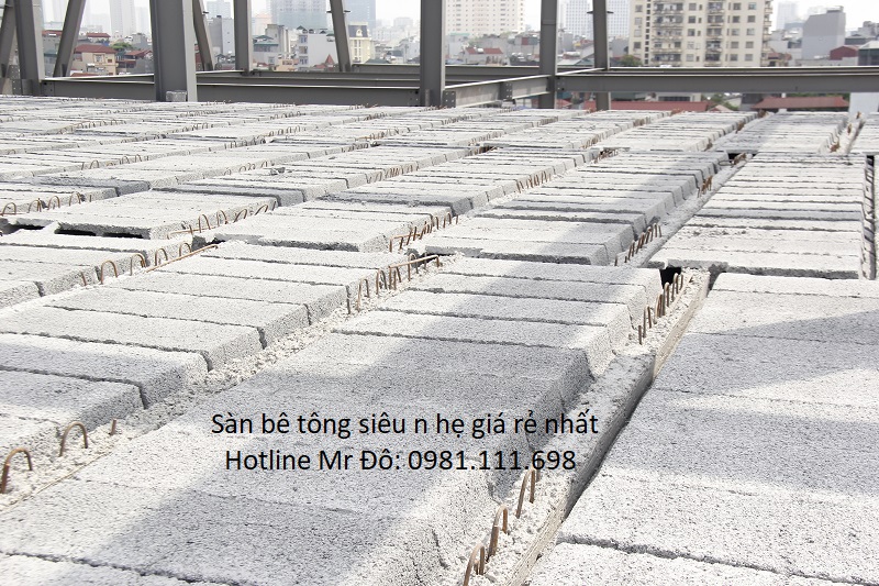 Một công trình xây dựng dùng bê tông siêu nhẹ ở Hà Nội