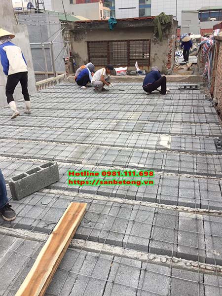 Sàn bê tông siêu nhẹ được ưa chuộng trong xây dựng