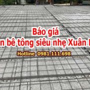 báo giá sàn bê tông nhẹ xuân mai